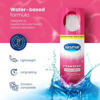 Sasmar Strawberry Flavour Personal Lubricant - Conceive Plus® Europe