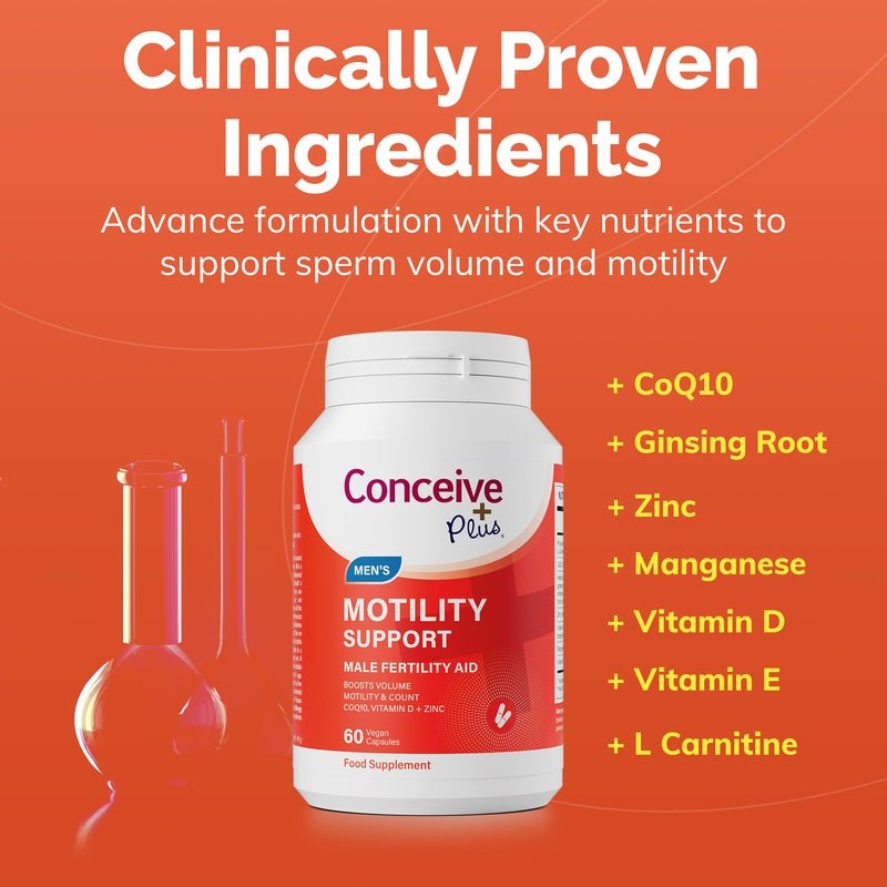 Motility Support, Sperm Volume Supplement For Men Conceive Plus Europe Motility Support, Sperm Volume Supplement For Men Conceive Plus Europe