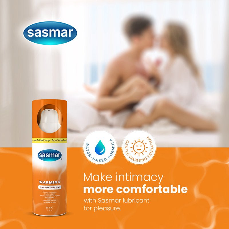Sasmar Warming Water-Based Lubricant for Fertility Conceive Plus Europe Sasmar Warming Water-Based Lubricant for Fertility Conceive Plus Europe