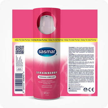 Sasmar Strawberry Flavour Personal Lubricant - Conceive Plus Europe